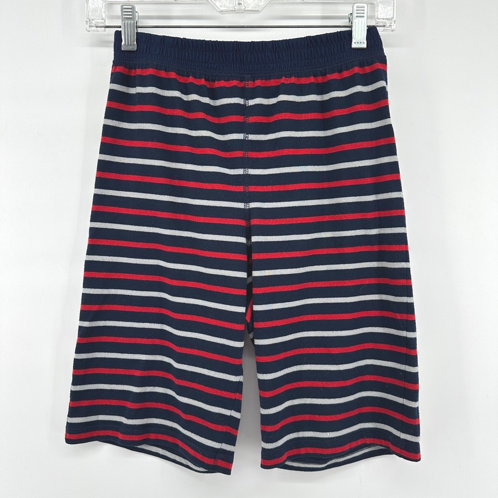 Gap Kids Boys Size 14 Pajama Shorts Navy Blue Red White Striped Sleepwear